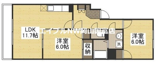 エクセル原尾島の物件間取画像